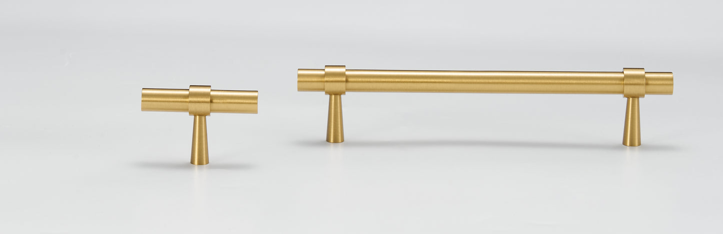 Solid Brass T-Handles and T-Knobs – Solid Brass in Brushed & Antique Finishes