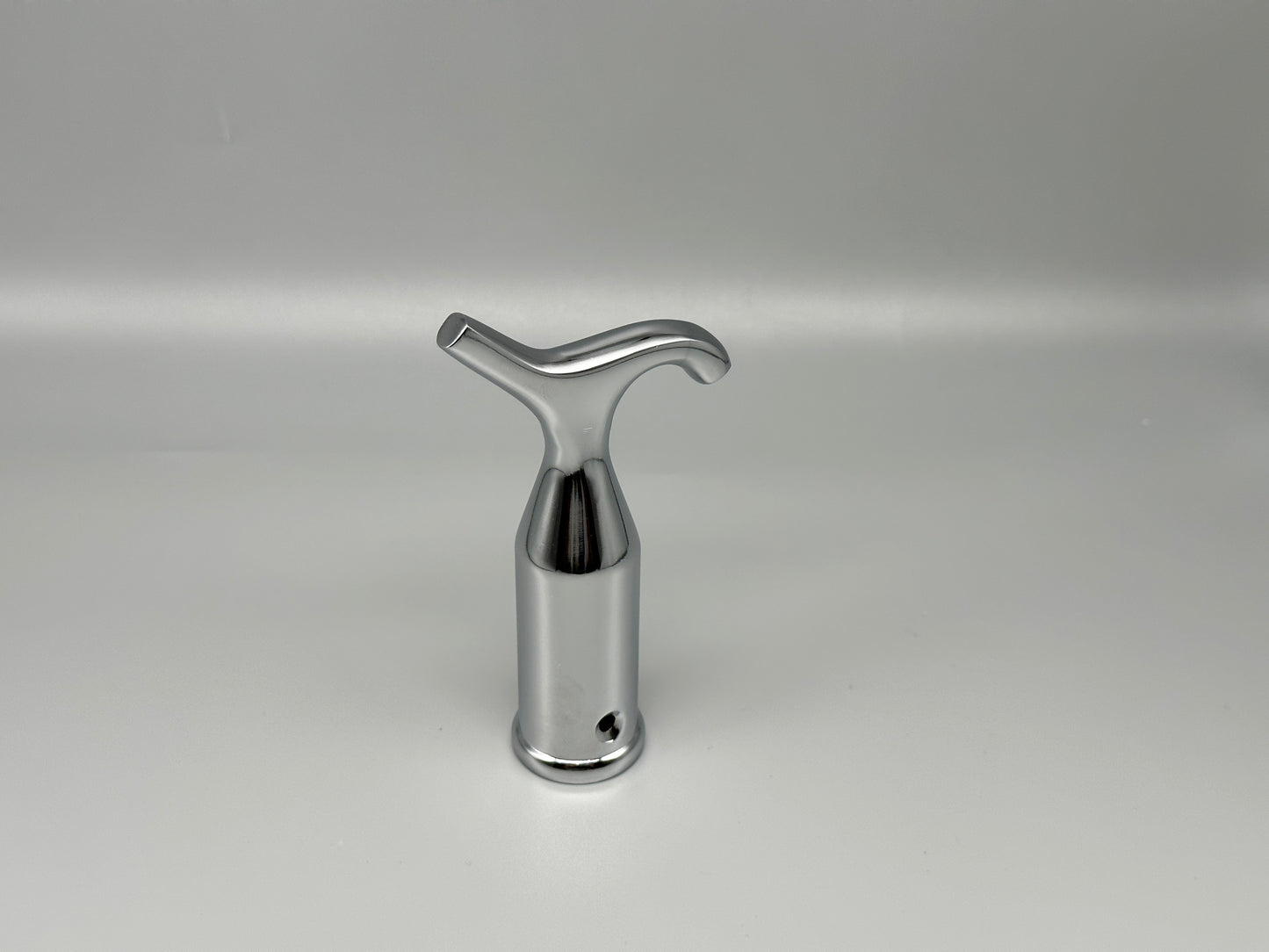 Solid Chrome Pole Hook - Sash Window Hooks - 125mm