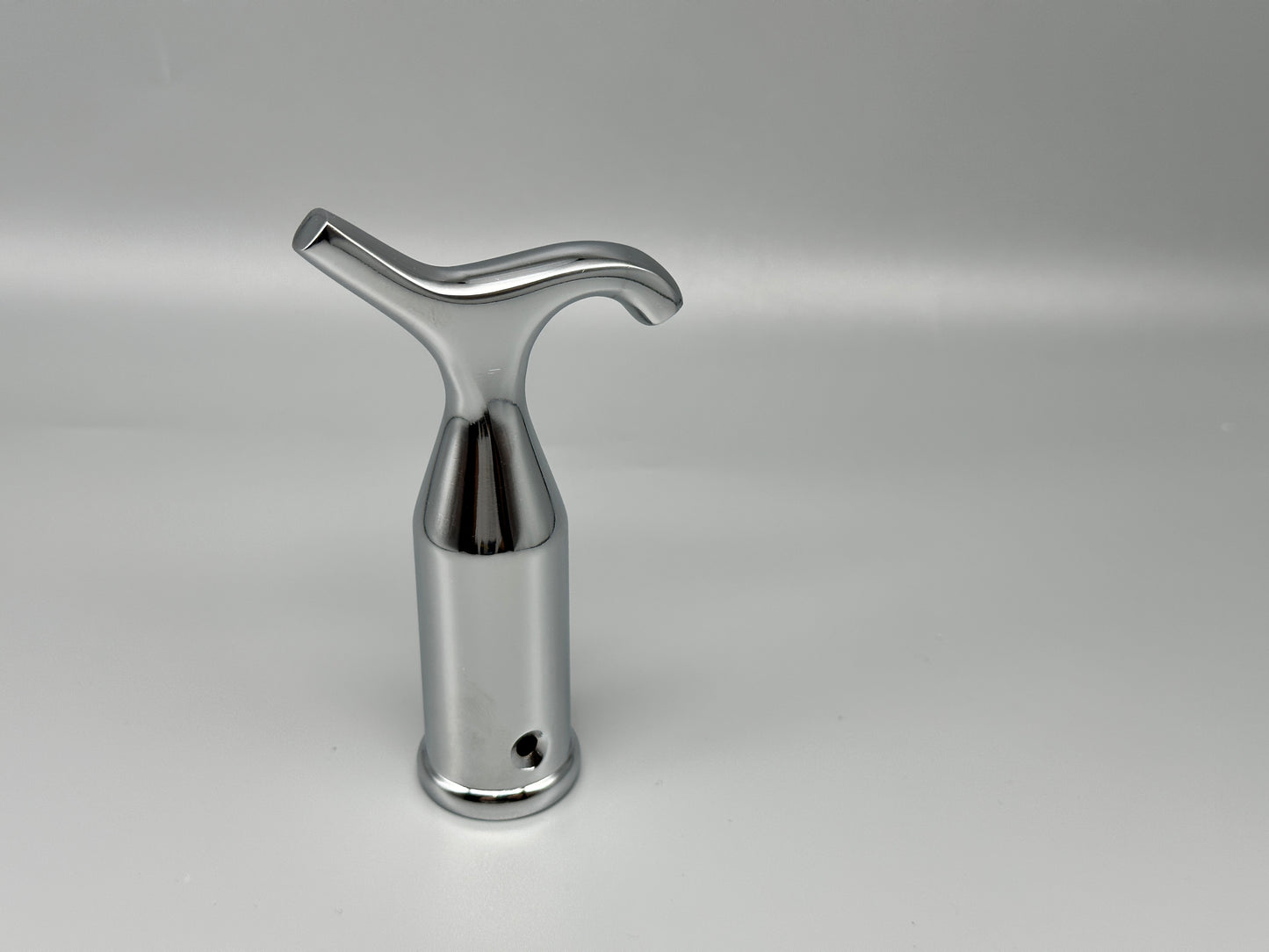 Solid Chrome Pole Hook - Sash Window Hooks - 125mm