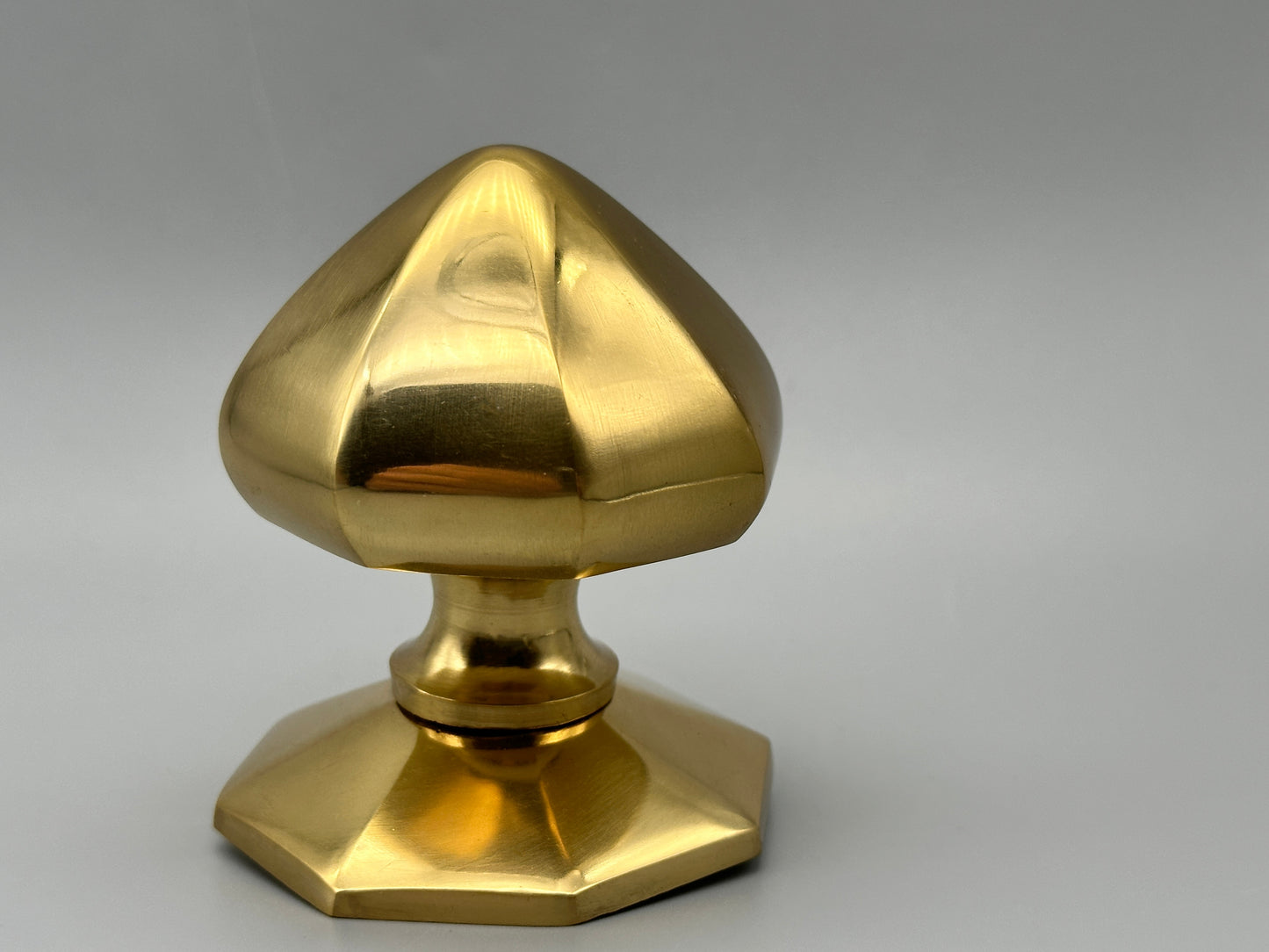 Solid Brass Main Door Centre Knob Arrow - 63mm Diameter