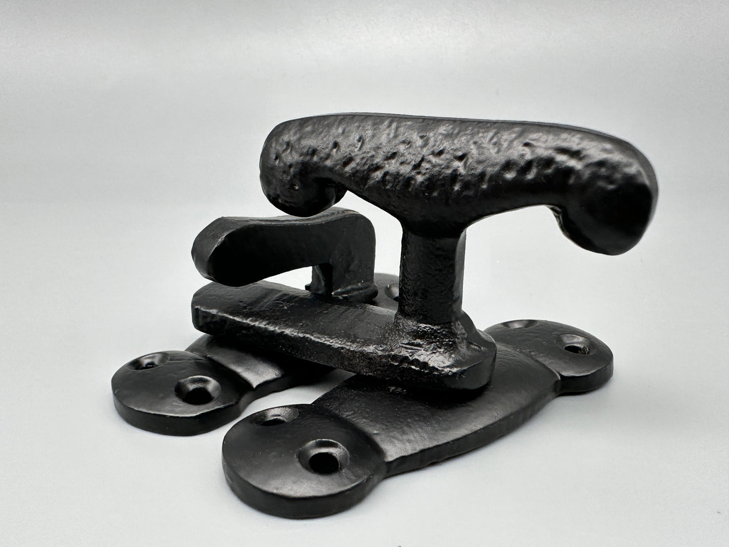Aged Style Black Cupboard Latch - Size 70mm