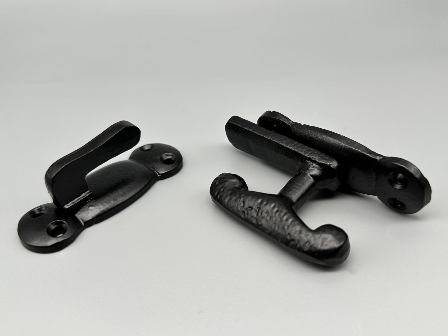 Aged Style Black Cupboard Latch - Size 70mm