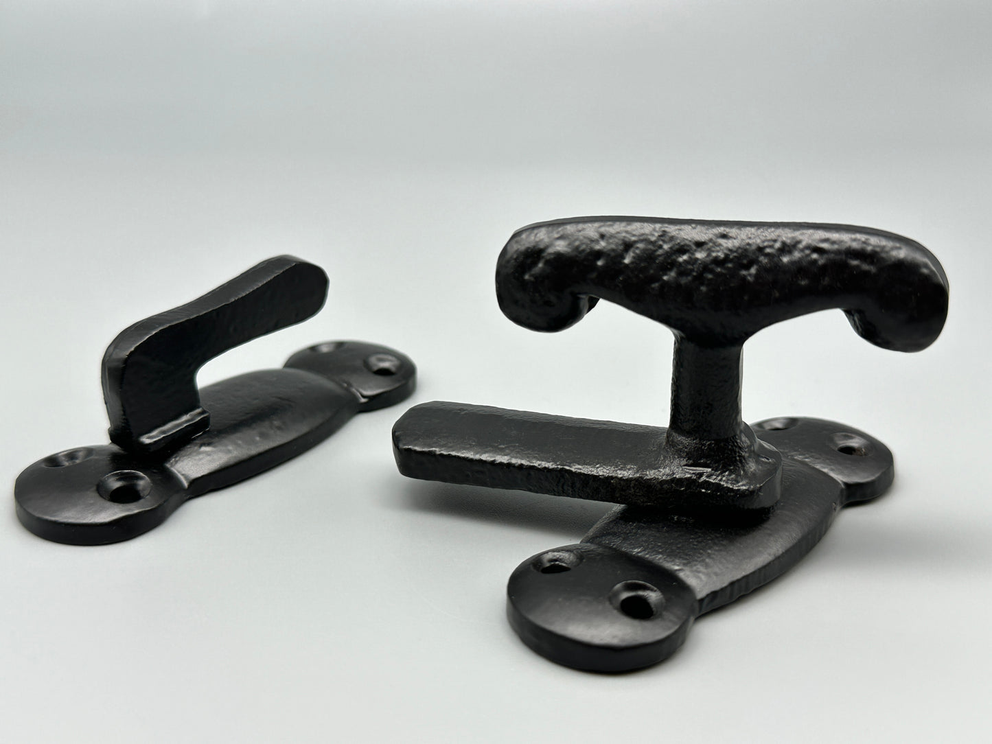 Aged Style Black Cupboard Latch - Size 70mm