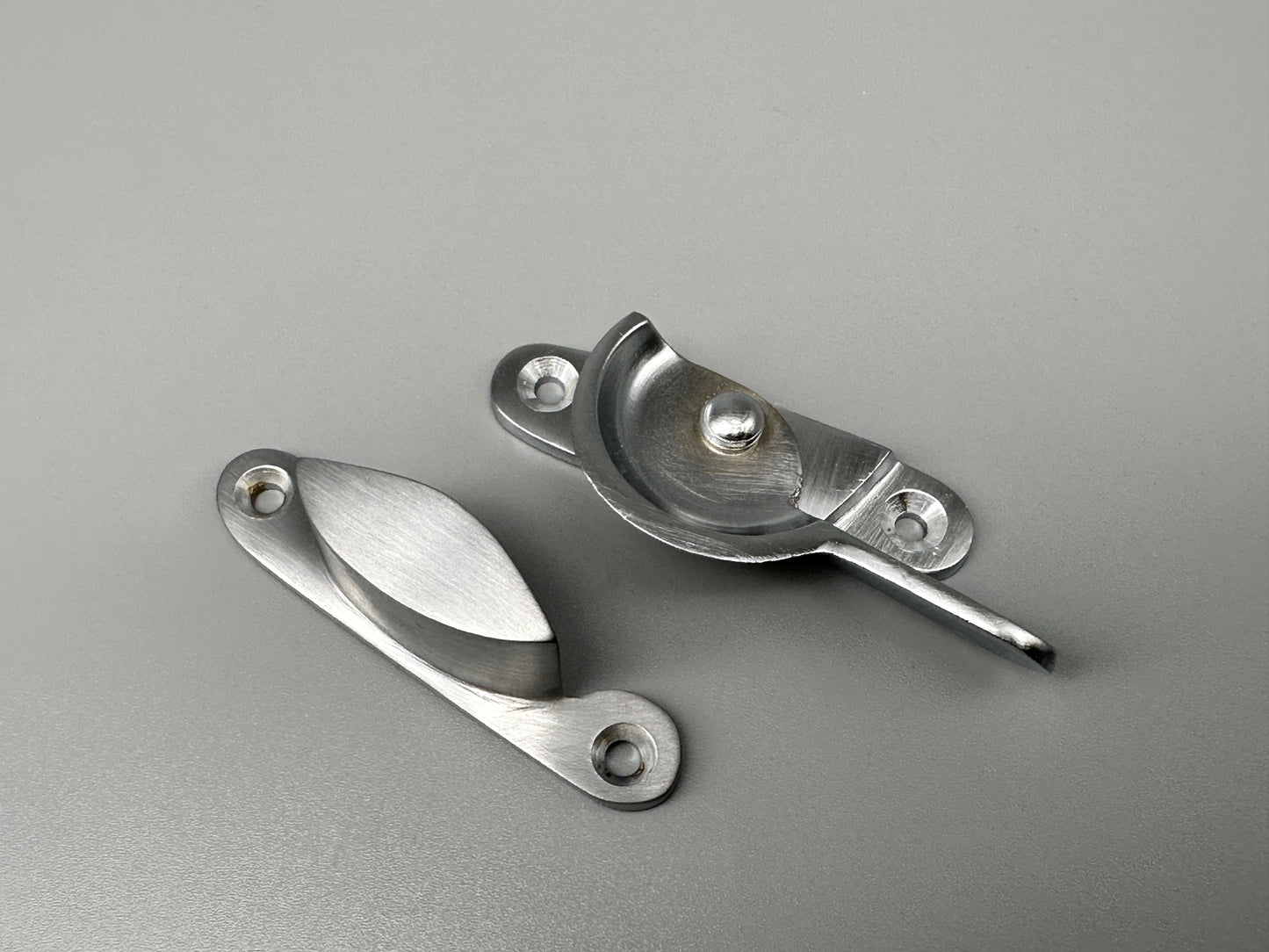 Satin Chrome Sash Window Swivel Locks - Fitch Fastener 65mm - Pack of 1