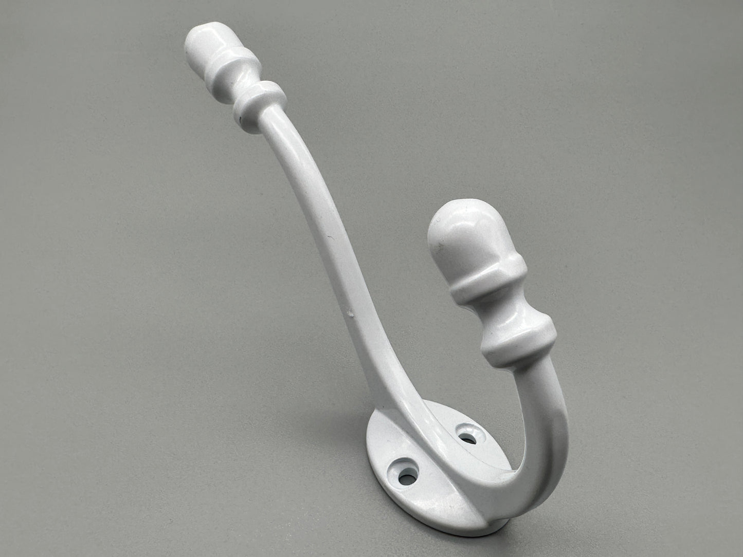 Solid Metal Double Metal Black Hooks - Metal Hook Coat & Hat - 1pcs