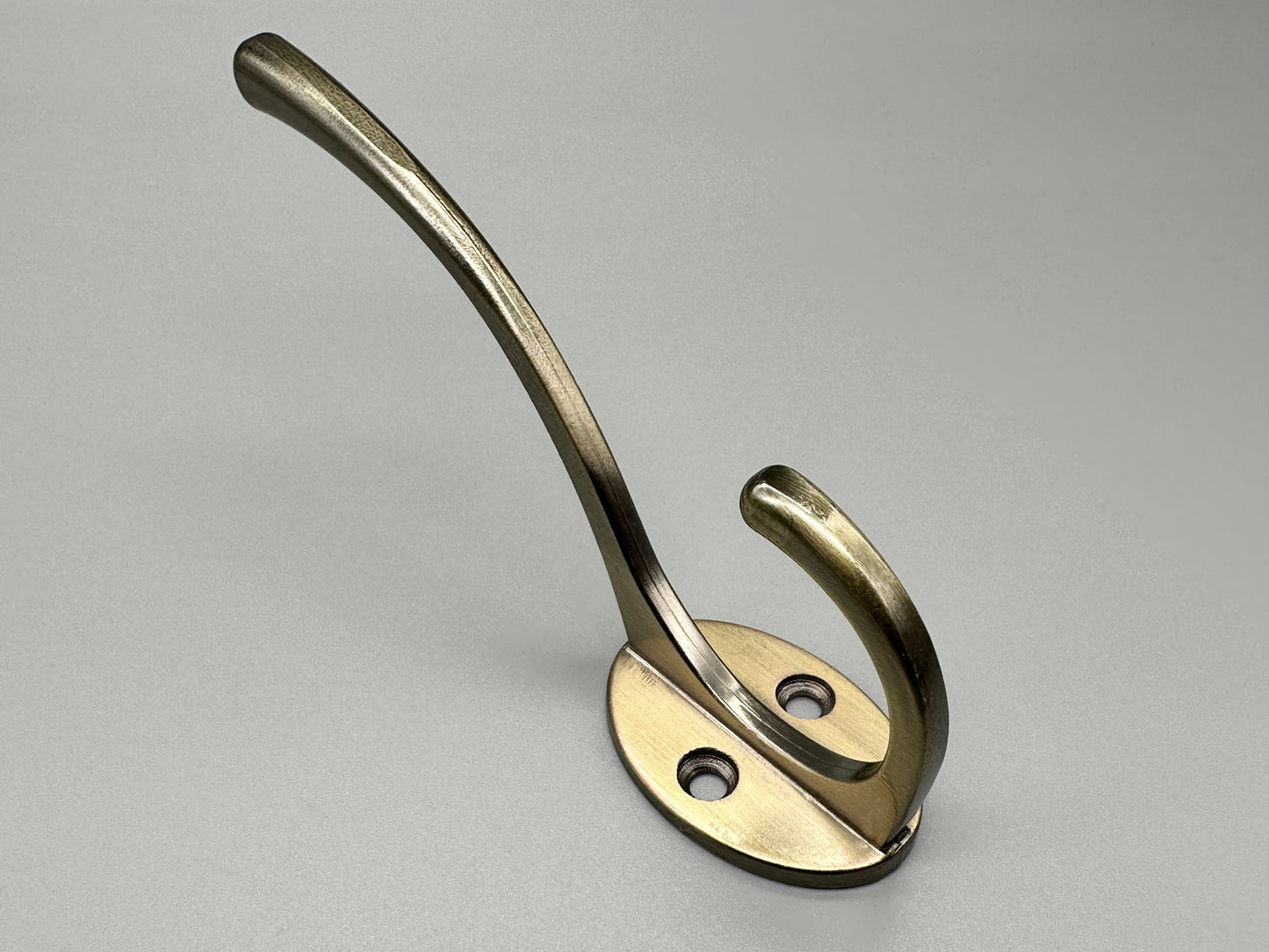 Double Metal Hooks - Hat & Coat Solid Metal Hooks - Various Colours