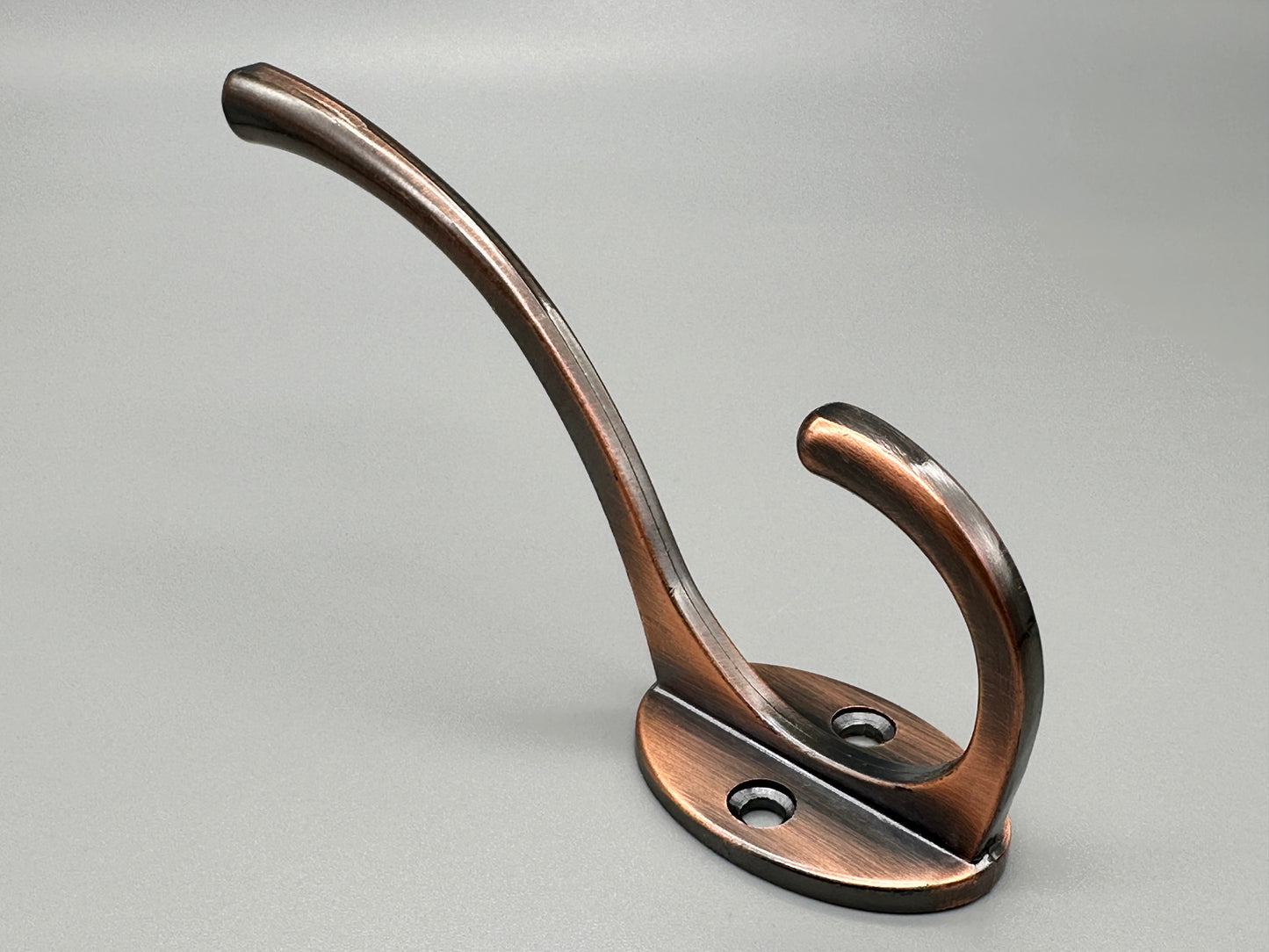 Double Metal Hooks - Hat & Coat Solid Metal Hooks - Various Colours