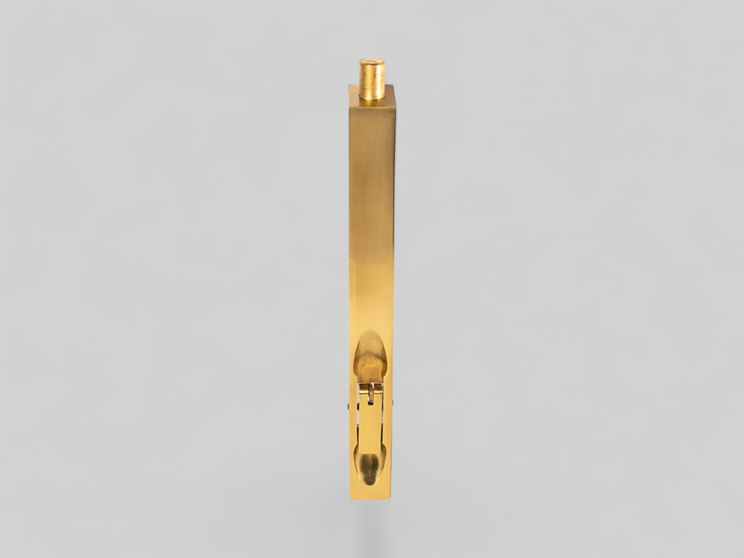 Lever Action Flush Bolt 204mm – Polished Brass