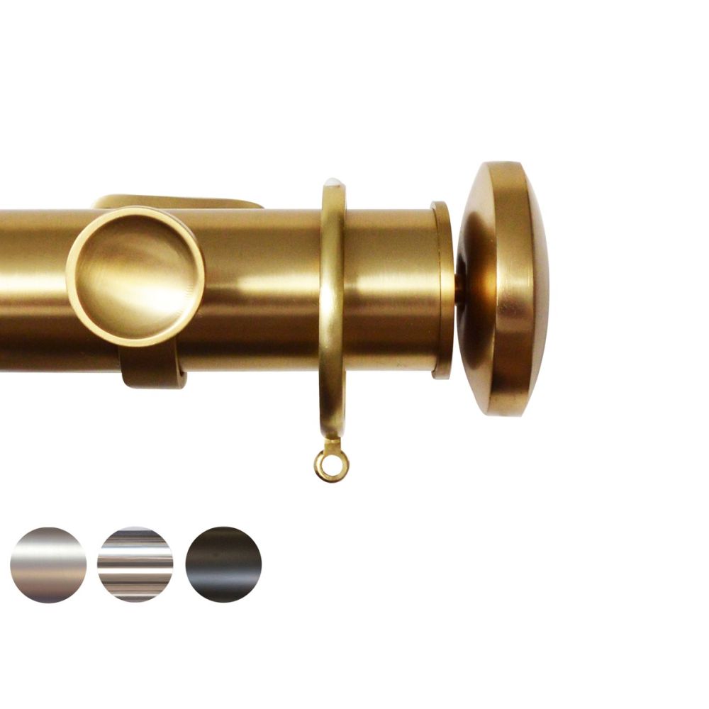 Franklin Contemporary Metal Curtain Poles - 50mm