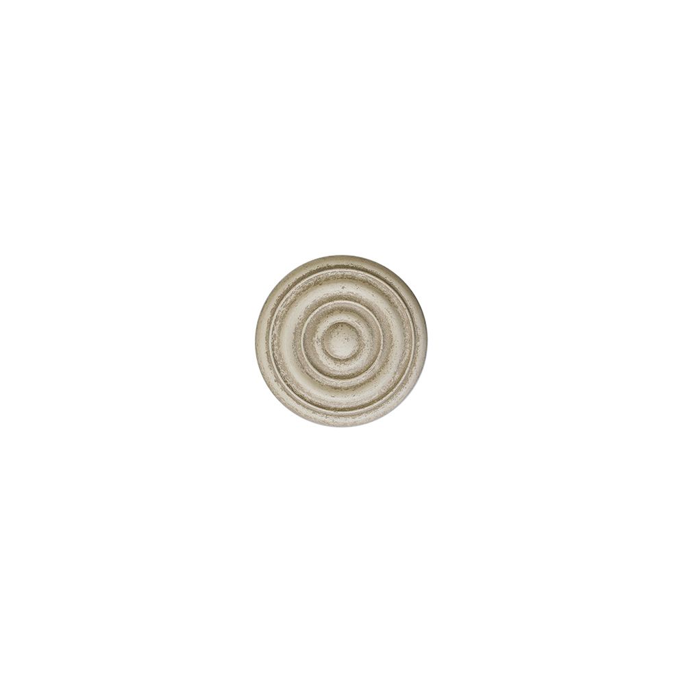 Handcrafted Pole Holdback 115mm - Antique Gold - Cotton - Ivory - Putty
