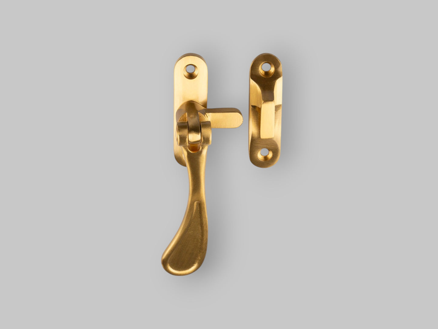 Casement Fastener Reversible – Antique Brass / Satin Brass