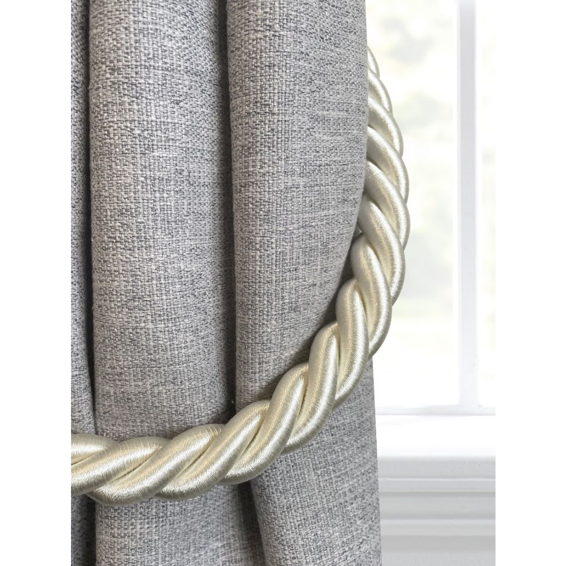 Pair of Chelsea Tie Back Rope - 800mm Long