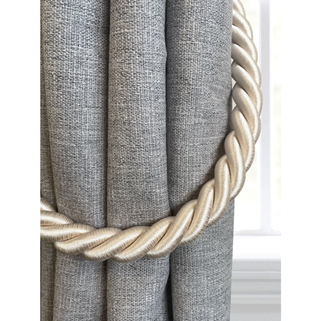 Pair of Chelsea Tie Back Rope - 800mm Long