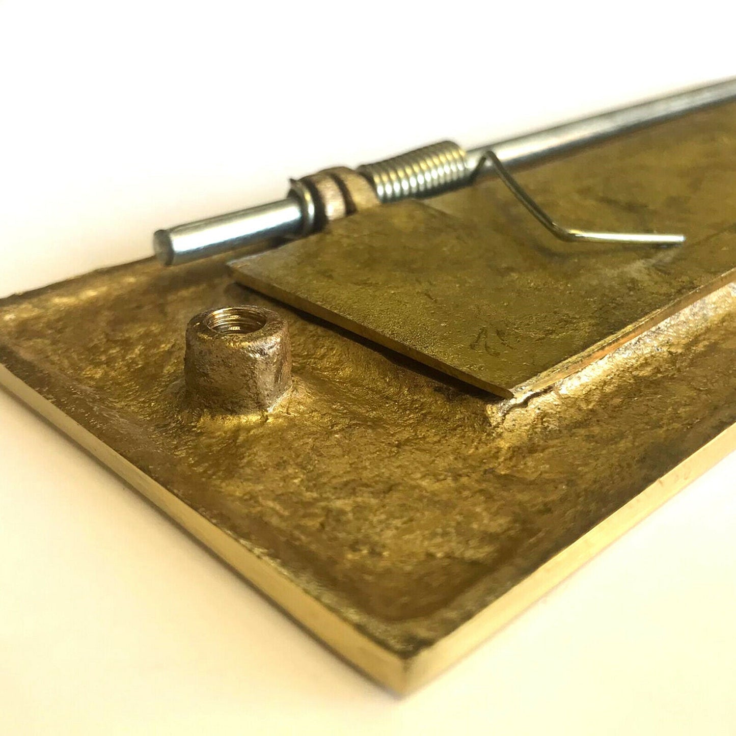 Solid Brass Victorian Letter Plate - 355mm x 115mm / (14" x 4 1⁄2")