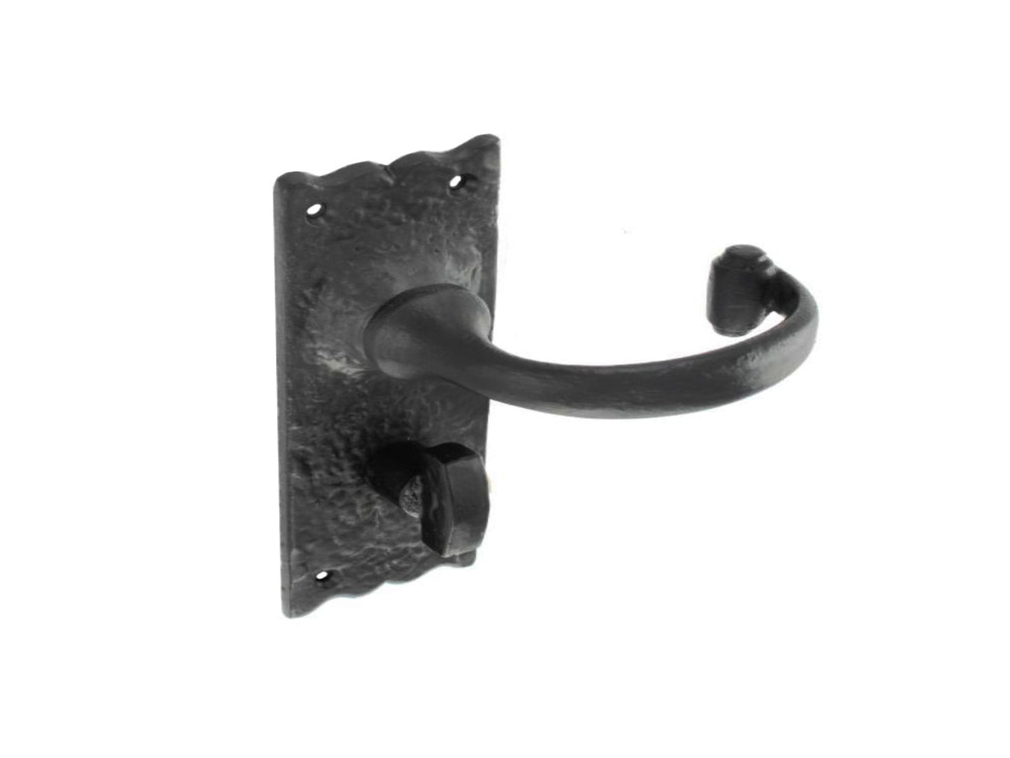 Old Hill Farm Ironworks Bathroom Lever Lock Handles - 155mm x 55mm