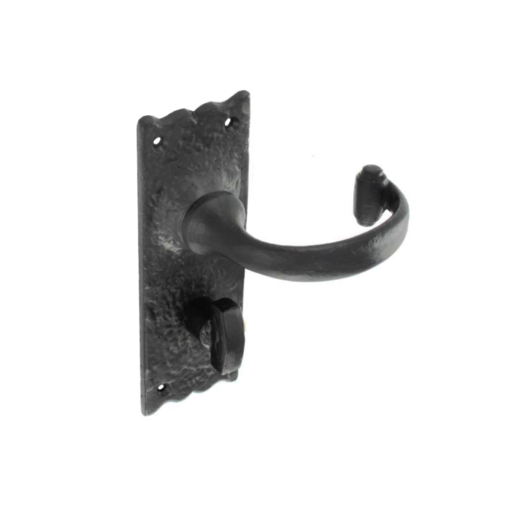 Old Hill Farm Ironworks Bathroom Lever Lock Handles - 155mm x 55mm