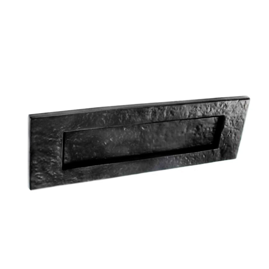 Antique Black Letter Plate - Forged Black Heavy Plate - 250mm