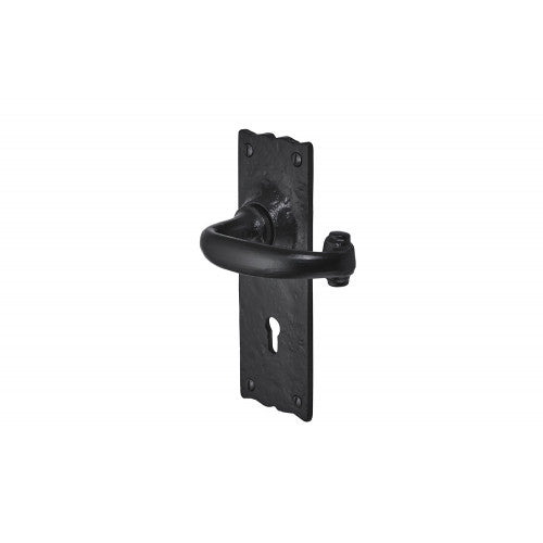 Old Hill Ironworks Bedford Suite Lever Lock Handles - 158mm x 55mm