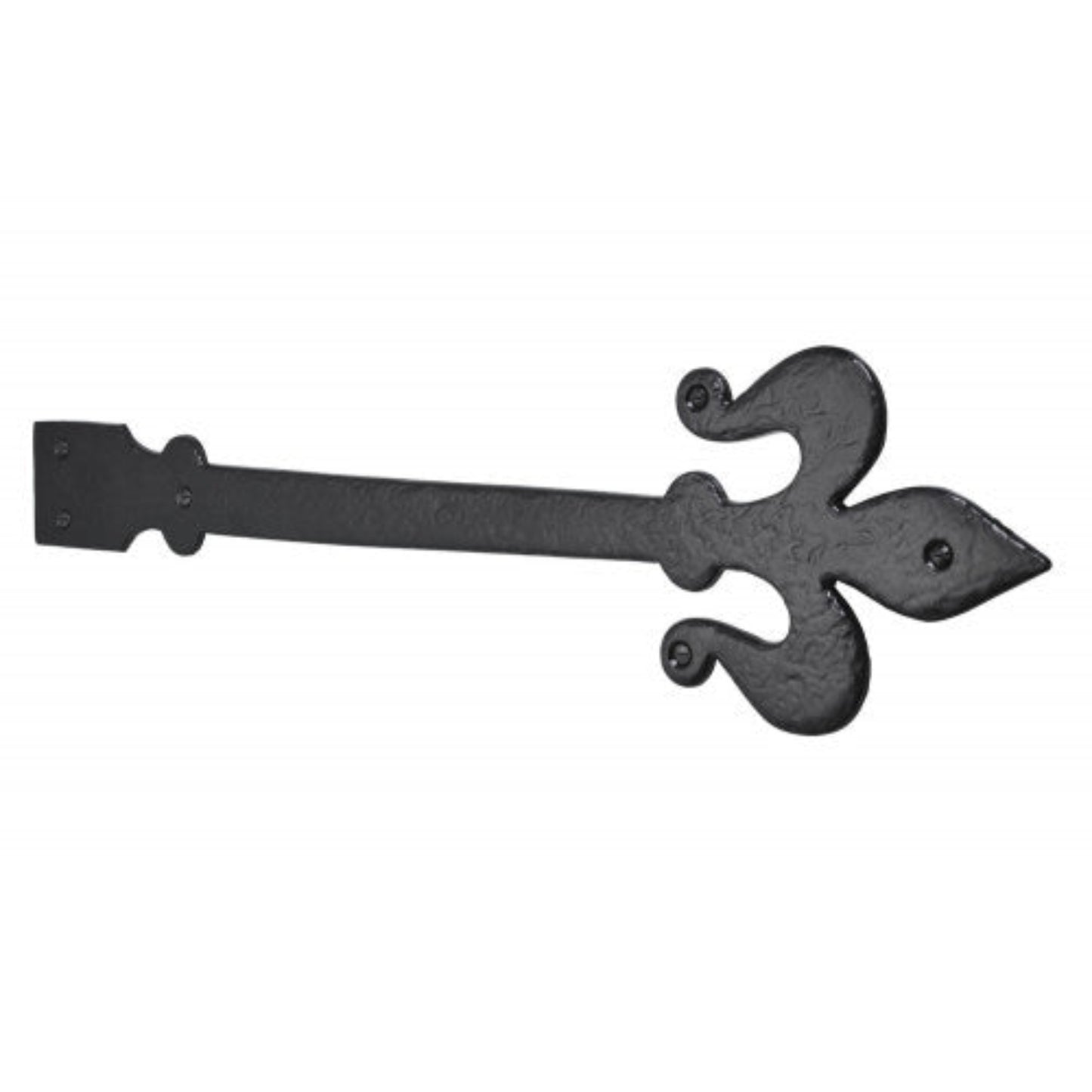 Pair of Antiqued Black Hinges - Heavy Antique Hinge Fronts 1200g each - 400mm