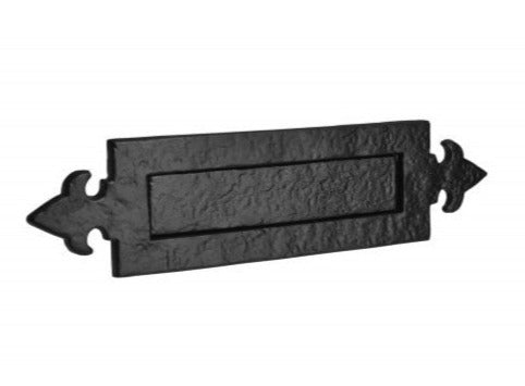 Black Bamford Cottage Fleur de Lys Letter Plates - 370mm x 95mm