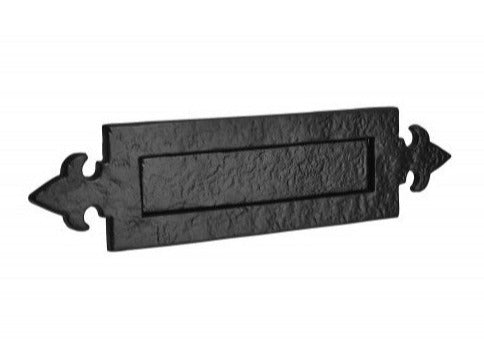 Black Bamford Cottage Fleur de Lys Letter Plates - 370mm x 95mm