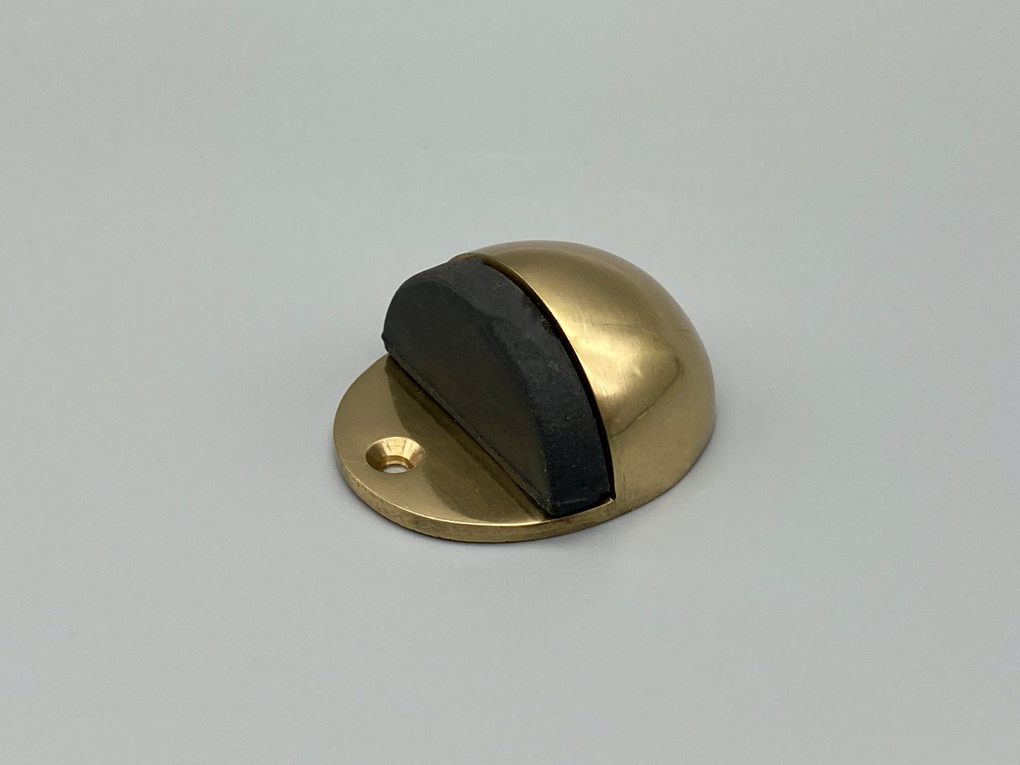 Solid Brass Oval Door Stop - 50mm