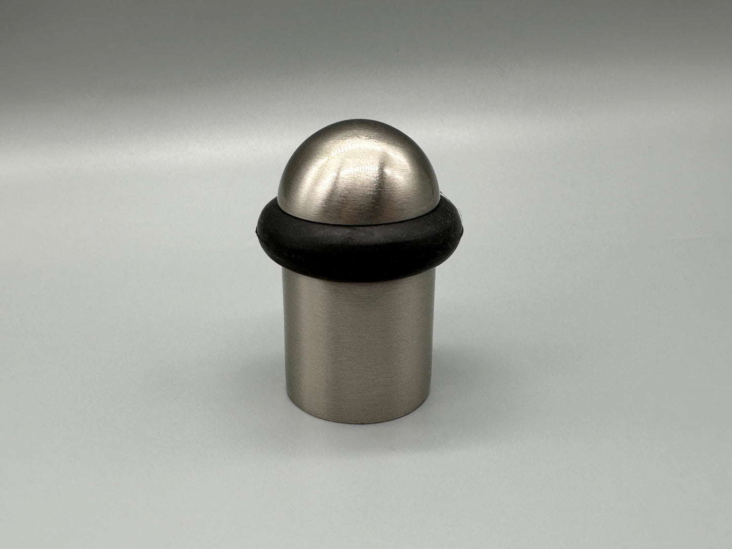 Brushed Nickel Door Stopper - Floor Mounted Domed Shaped Door Stopper - 30mm