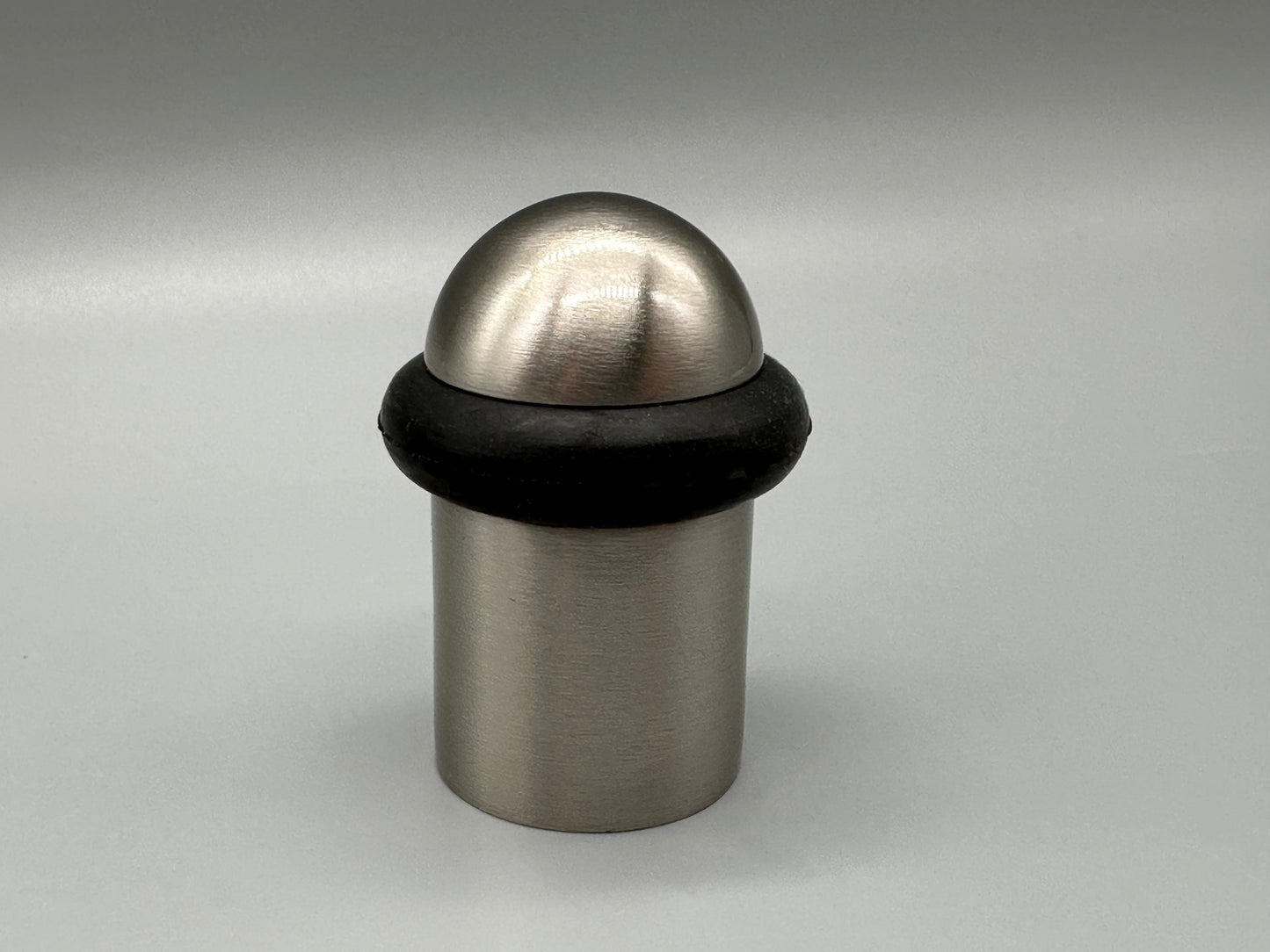 Brushed Nickel Door Stopper - Floor Mounted Domed Shaped Door Stopper - 30mm