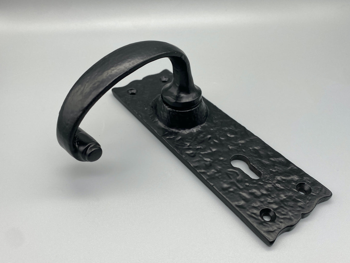 Old Hill Ironworks Bedford Suite Lever Lock Handles - 158mm x 55mm