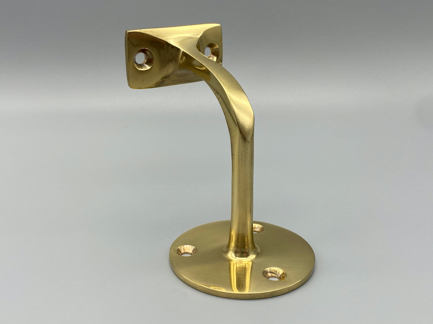 Solid Brass Handrail Bracket - Stair Rail Brackets - 63mm