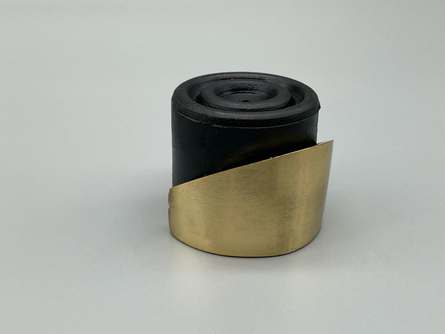 Solid Brass Shielded Door Stop - 38mm