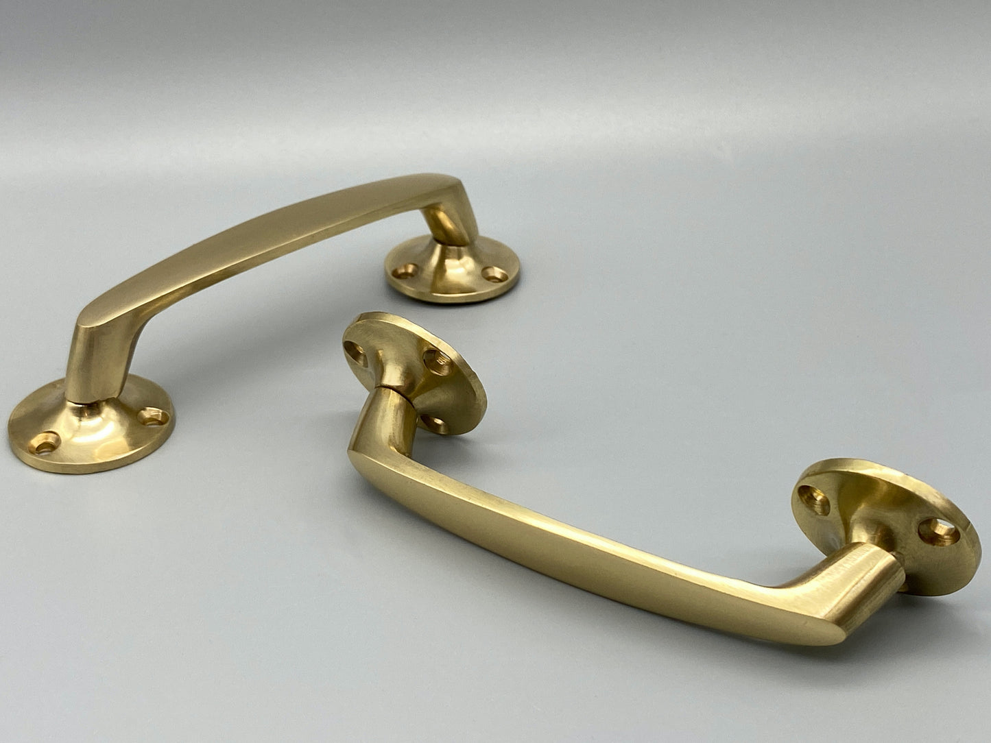 Solid Brass Victorian Handles - Front Fix - 125mm - Pack of 1