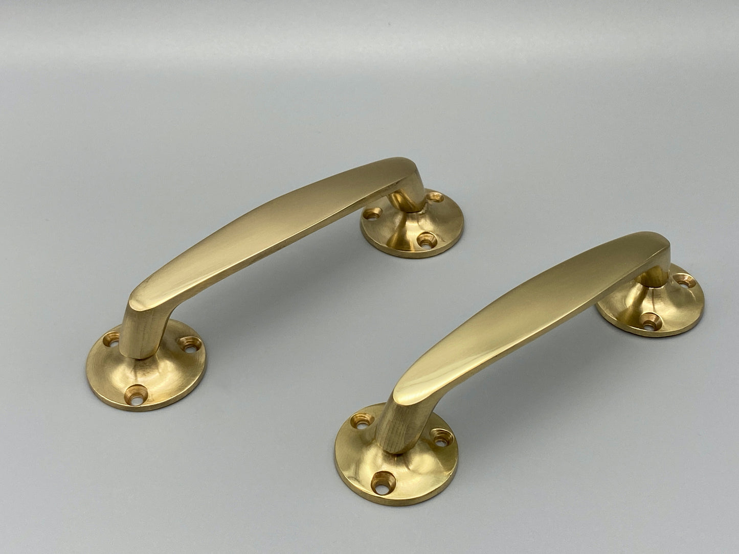 Solid Brass Victorian Handles - Front Fix - 125mm - Pack of 1