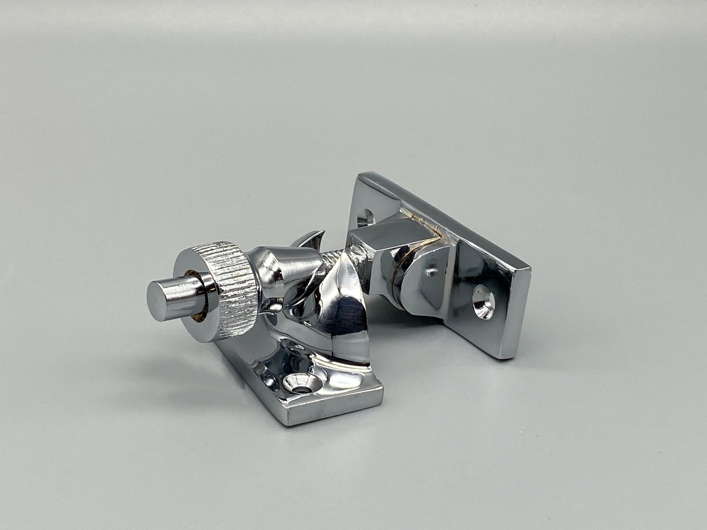 Chrome on Brass Sash Window Locks - Solid Brass Brighton Lock - Pack of 1