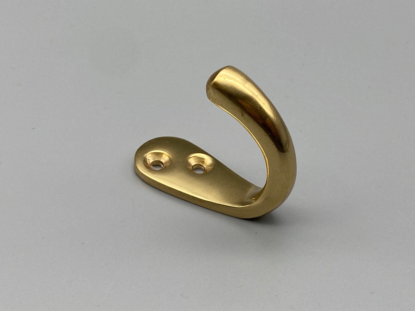 Single Robe Hooks - Solid Metal - Various Finishings - Pack of 1