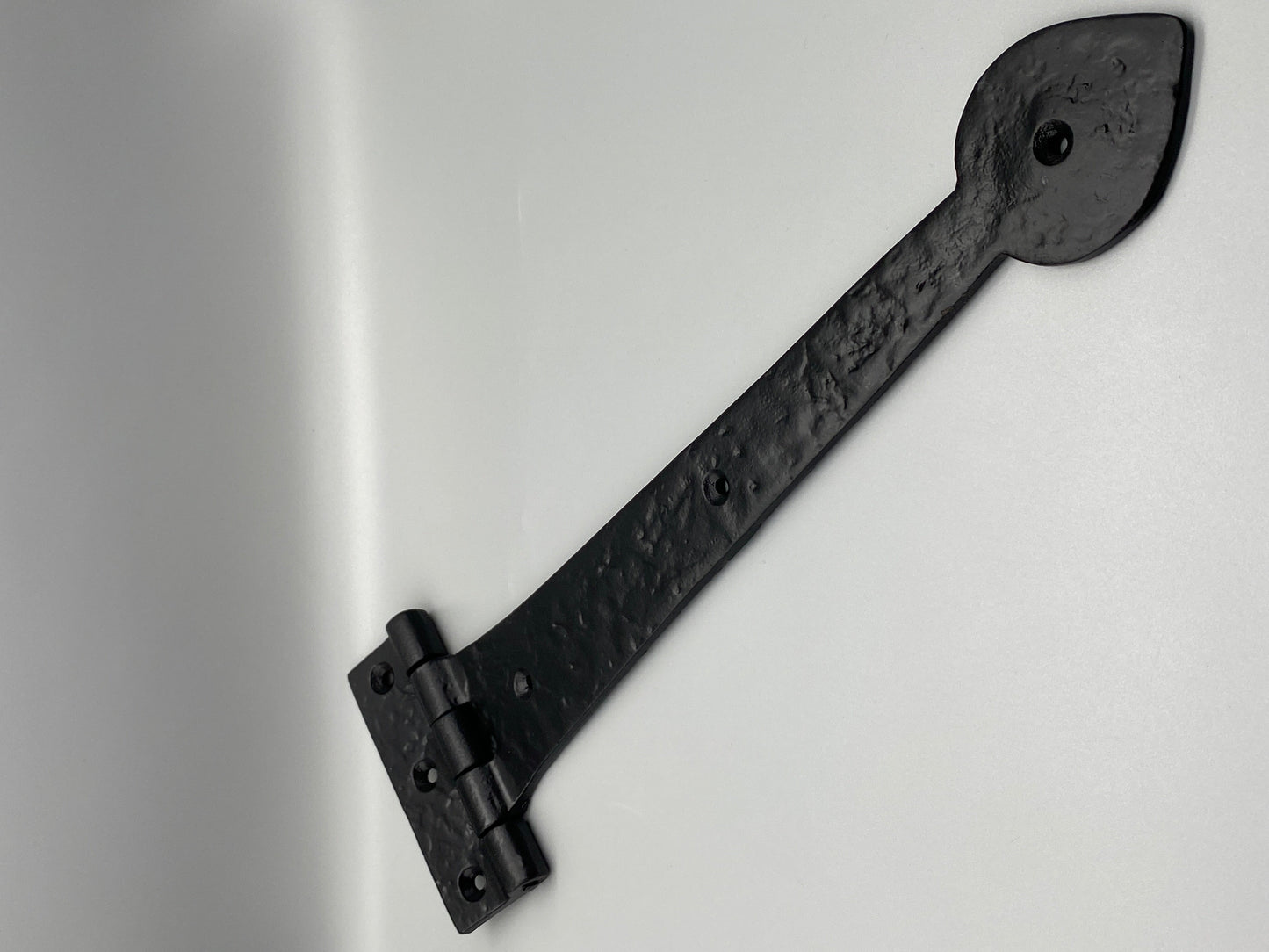 Pair of Antiqued Black Hinges - Heavy 1100g each - 300mm