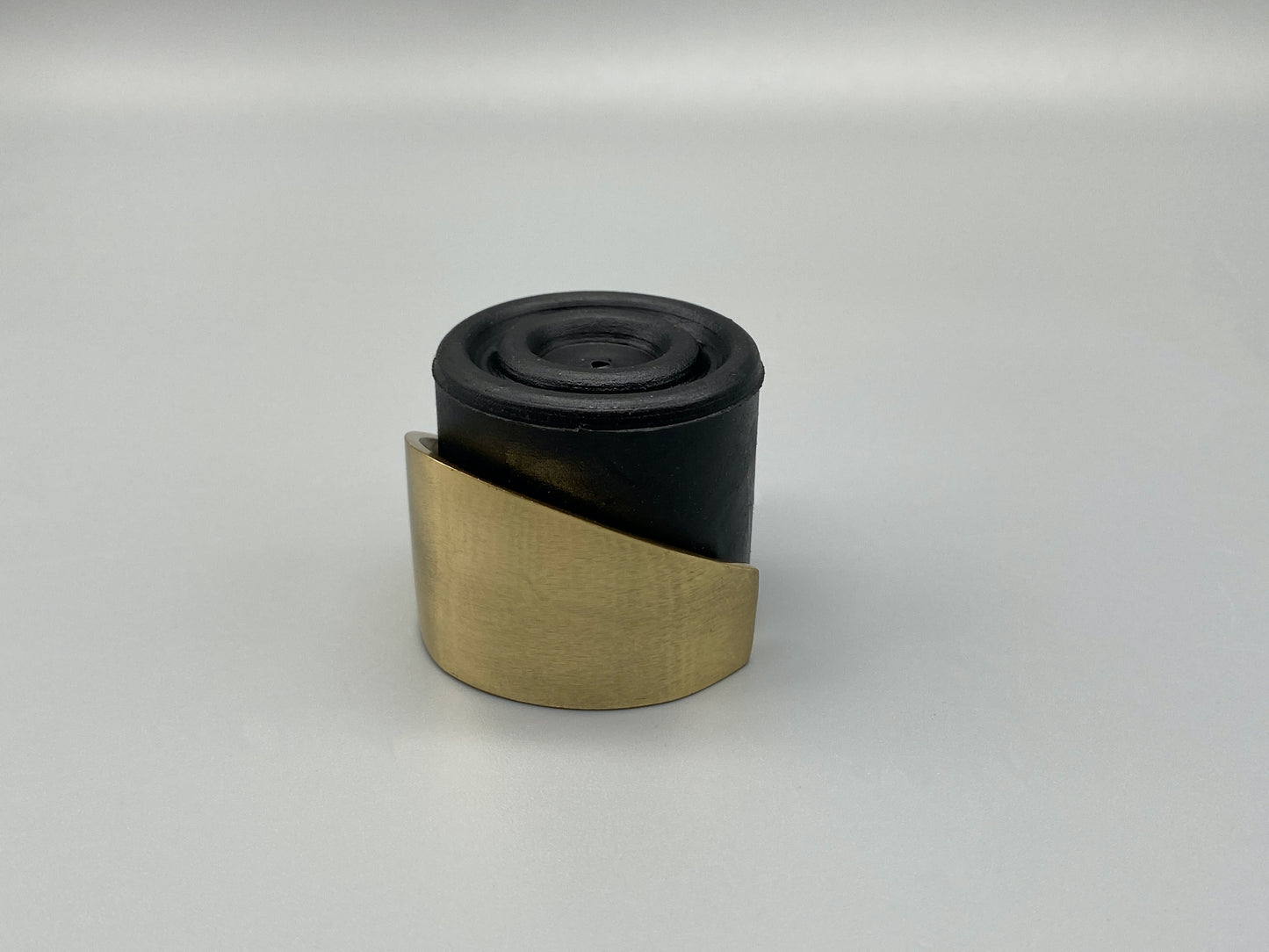 Solid Brass Shielded Door Stop - 38mm