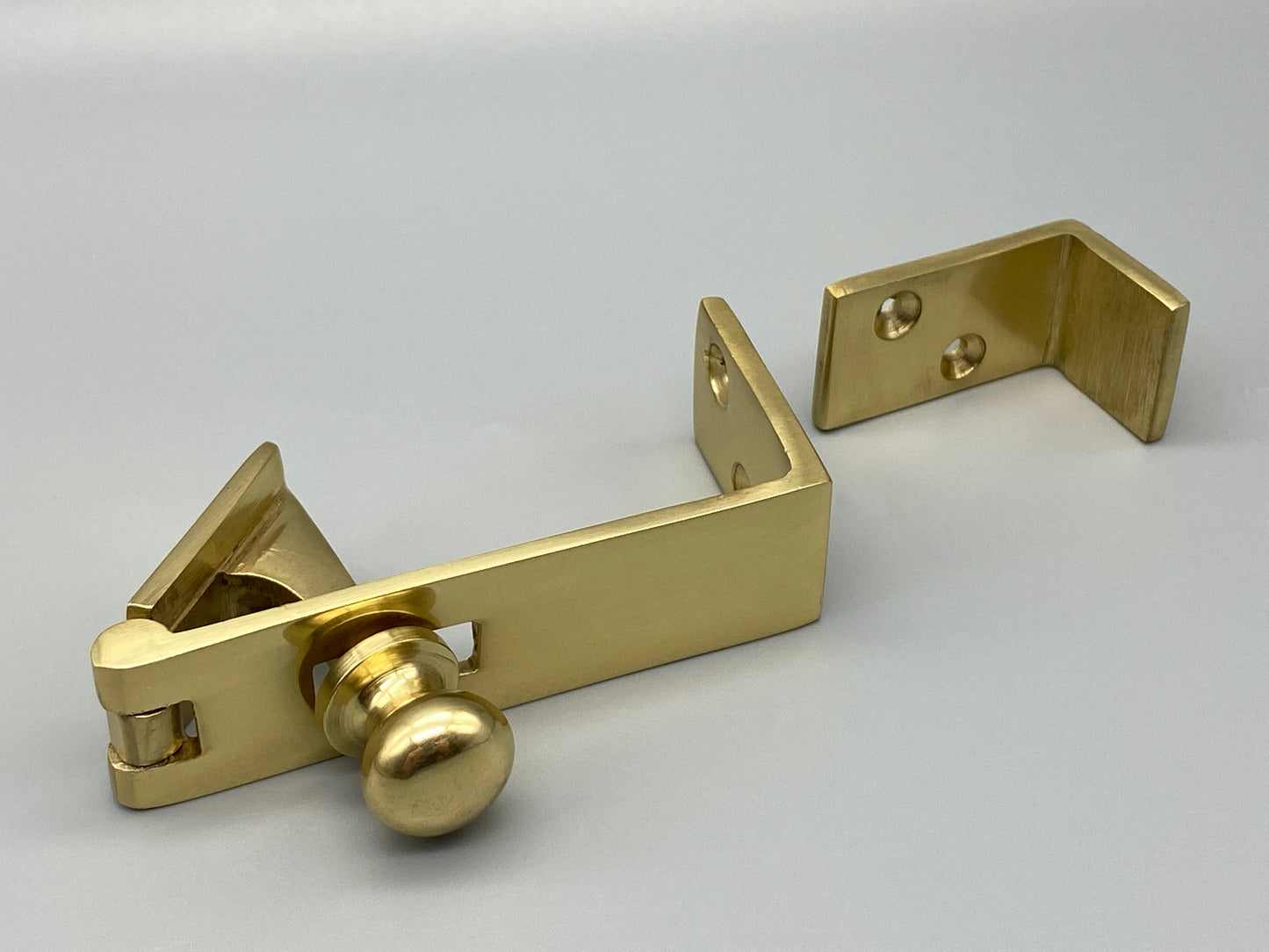 Solid Brass Counterflap Catch - 83mm
