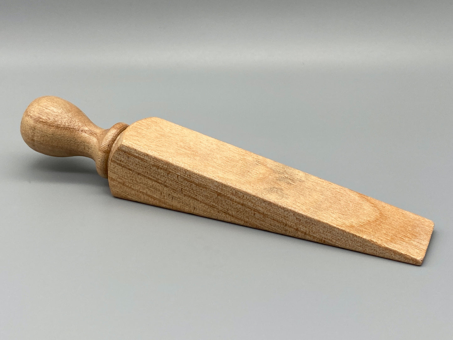 Natural Beech Wood Door Wedge - Solid Wood 163mm
