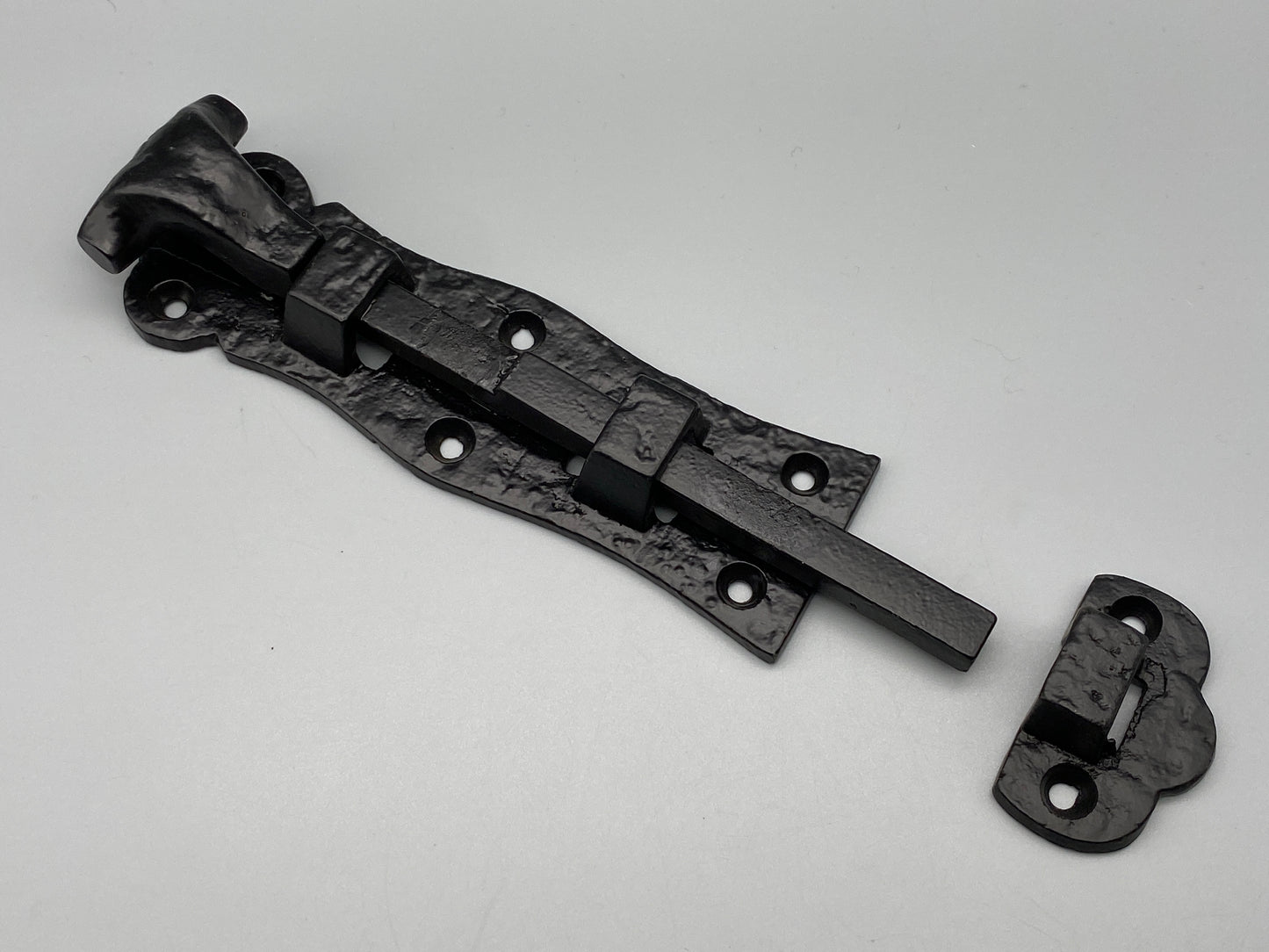 Forged Black Tower Bolt - Antique Style - Various Size: 100mm / 125mm / 150mm / 200mm