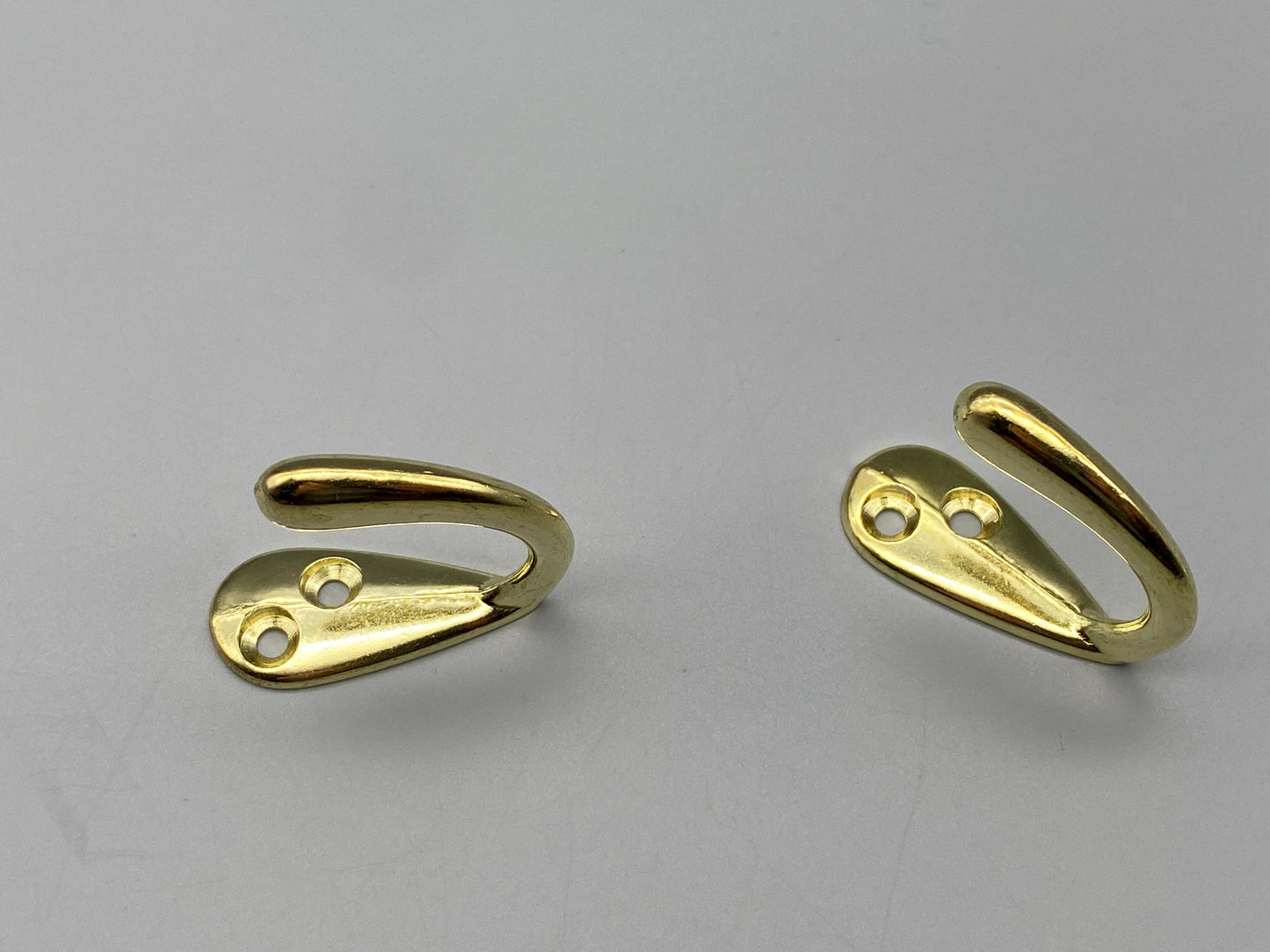 Single Robe Hooks - Solid Metal - Various Finishings - Pack of 1