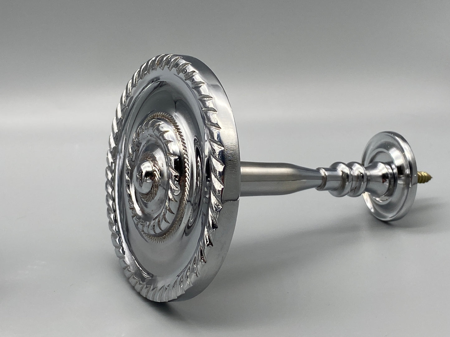 Pair of Trafalgar Wall Pins 75mm Diameter - Available in Brass, Chrome & Black