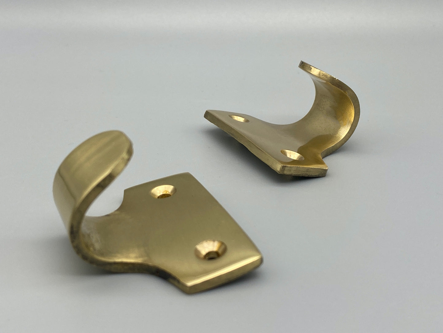 50mm Sash Window Lifts - Solid Brass Curved Lifts - Pack of 1