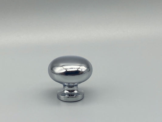 Chrome Round Knobs 25mm - Chrome Knobs - Pack of 1
