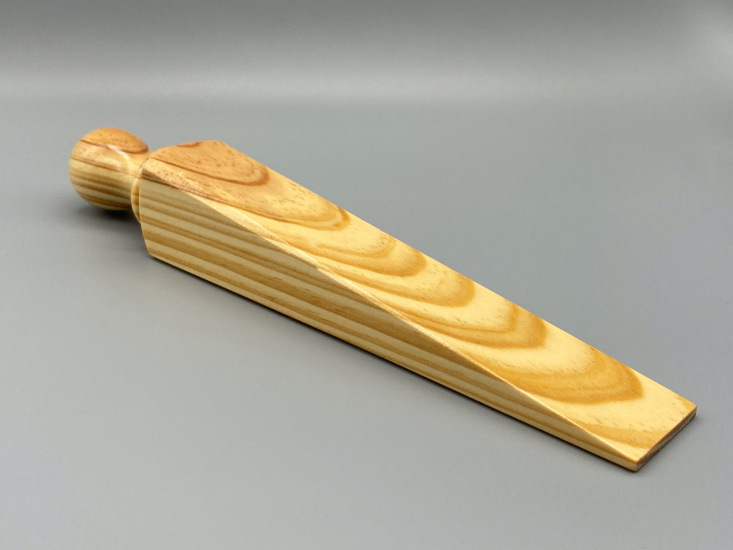 Natural Pine Wood Extra Large Door Wedge - Solid Wood 210mm