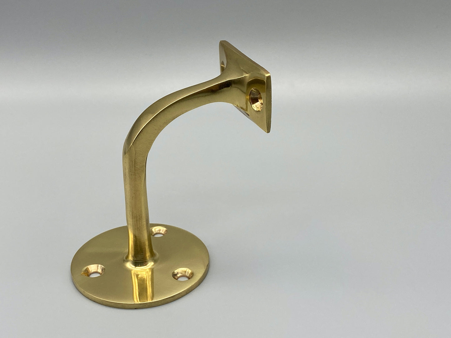Solid Brass Handrail Bracket - Stair Rail Brackets - 63mm