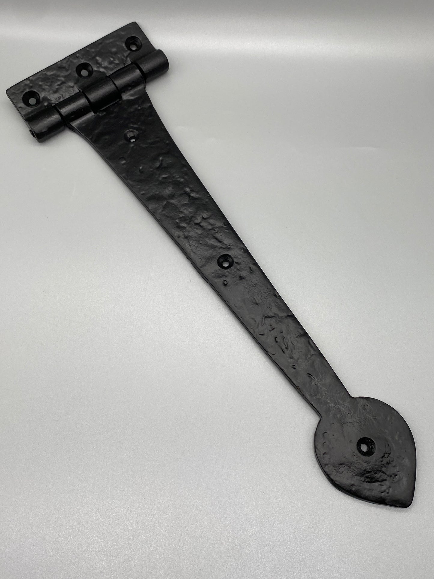 Pair of Antiqued Black Hinges - Heavy 1100g each - 300mm
