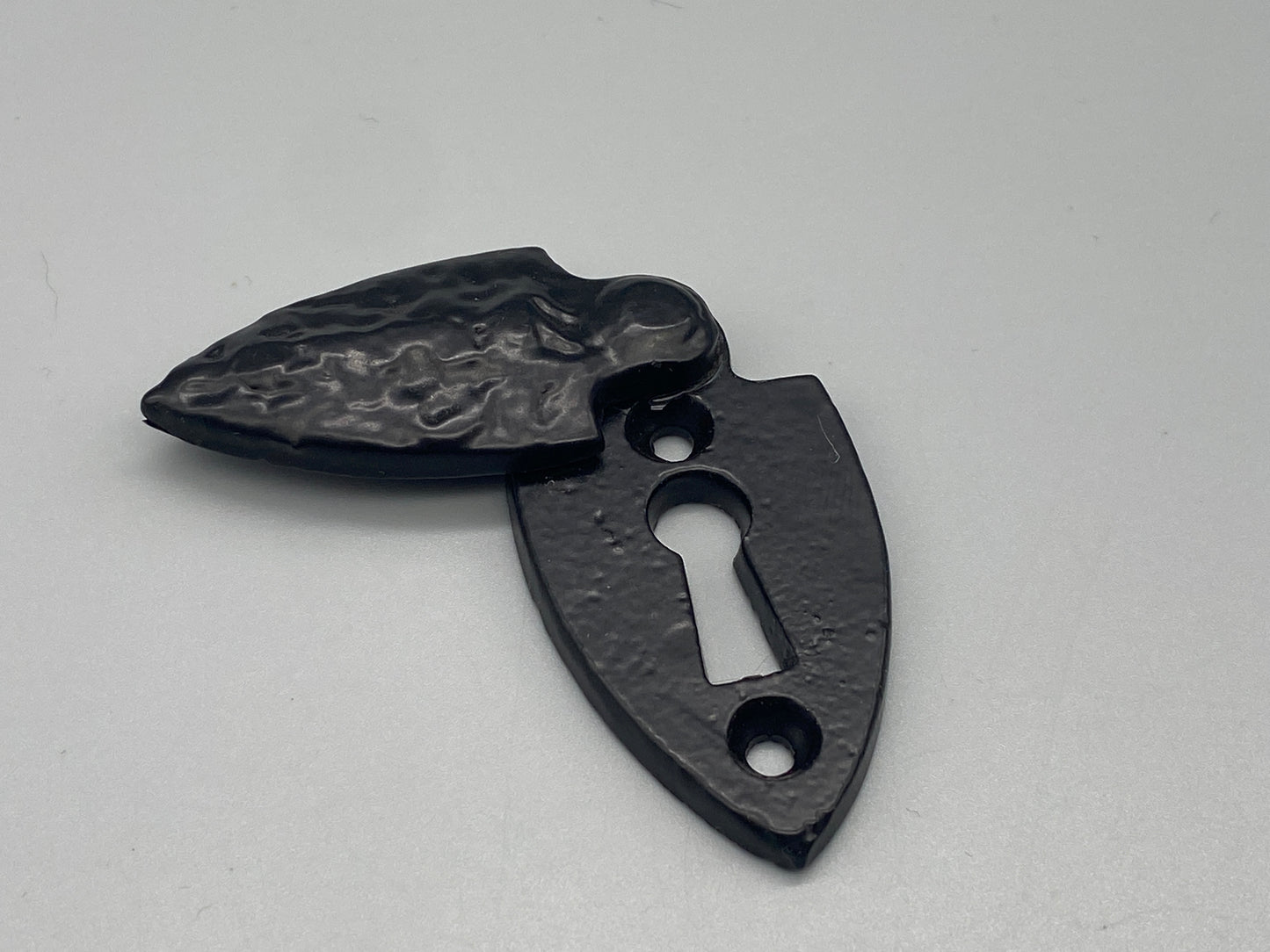 Shield Antique Black Escutcheons with Cover