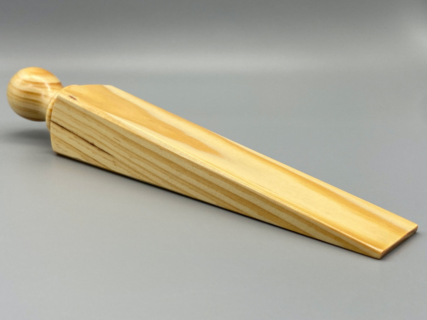 Natural Pine Wood Extra Large Door Wedge - Solid Wood 210mm