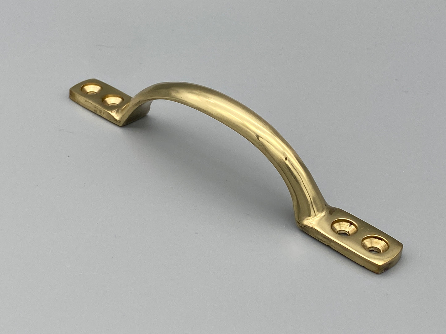 Solid Brass Sash Handles - Lacquered Brass - 125mm & 150mm - Pack of 1